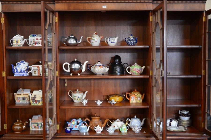 A collection of 37 novelty and other teapots