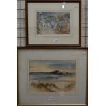 Burgh Island and Port Isaac watercolours