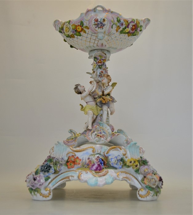 A Pottschapel (Dresden) Carl Thieme porcelain plinth - Image 2 of 10