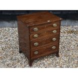 A small 19th century mahogany chest