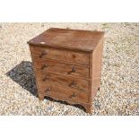 A 19th century mahogany chest commode/cabinet