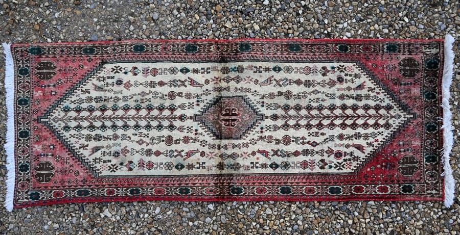 A Persian Shiraz runner, 190 cm x 75 cm