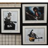 Jimi Hendrix, John Lee Hooker and Bob Marley prints