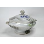 A Japanese porcelain tureen and cover,