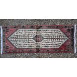 A Persian Shiraz runner, 190 cm x 75 cm