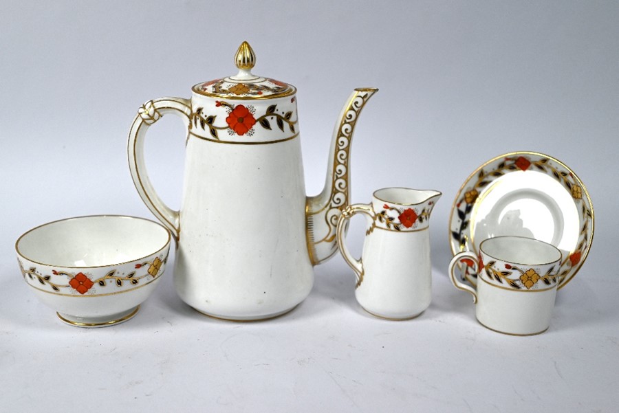 A Royal Crown Derby china coffee set - Image 3 of 4