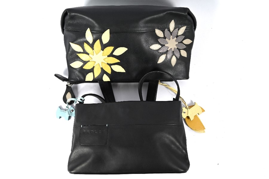 Two Radley black fashion handbags - Image 2 of 2