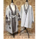 Two Pakistan beige robes/coats