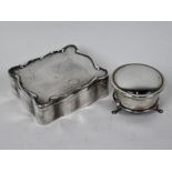 Two silver ring-boxes