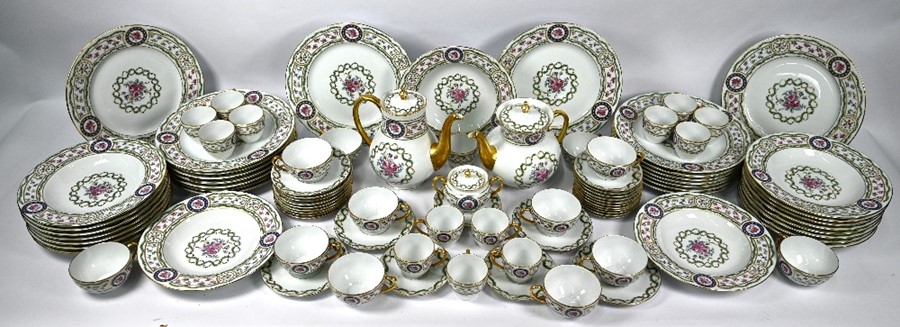 A fine quality modern Haviland Limoges 'Louveciennes' pattern dinner/tea and coffee service