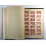 Album of Victoria - George V higher denomination postage stamps