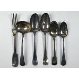 Georgian silver flatware