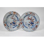 Two 18th century Chinese Imari shallow bowls, Qing dynasty