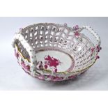A Herend china basket