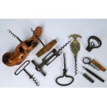 Collection of corkscrews+