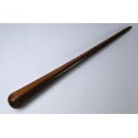 A large 19th century turned lignum vitae marlinspike