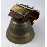 An antique Swiss large cow-bell