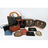Collection of vintage and later fashion bags