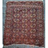 An old Persian Hamadan rug