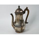 Victorian silver bachelor coffee pot