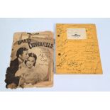 Metro Goldwyn Major, an original multi-autographed script for David Copperfield (1934/5)