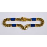 A 9ct yellow gold bracelet