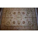 An Indian Agra carpet, 280 cm x 184 cm