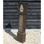 A 'Denclock' oak shortcase clock