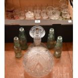 Collection of glass items