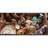 Various decorative figures and other ornaments