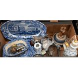 Collection of glass and china