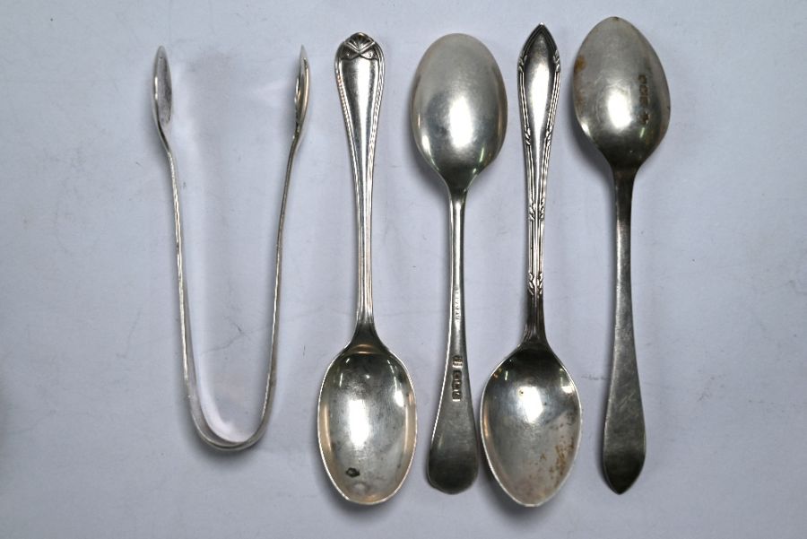 Silver teaspoons, etc - Image 3 of 5