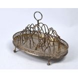 Georgian silver toast rack