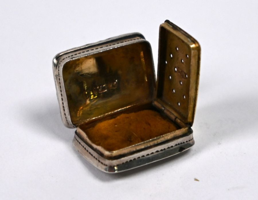 Silver vinaigrette - Nathaniel Mills, London 1850 - Image 5 of 5