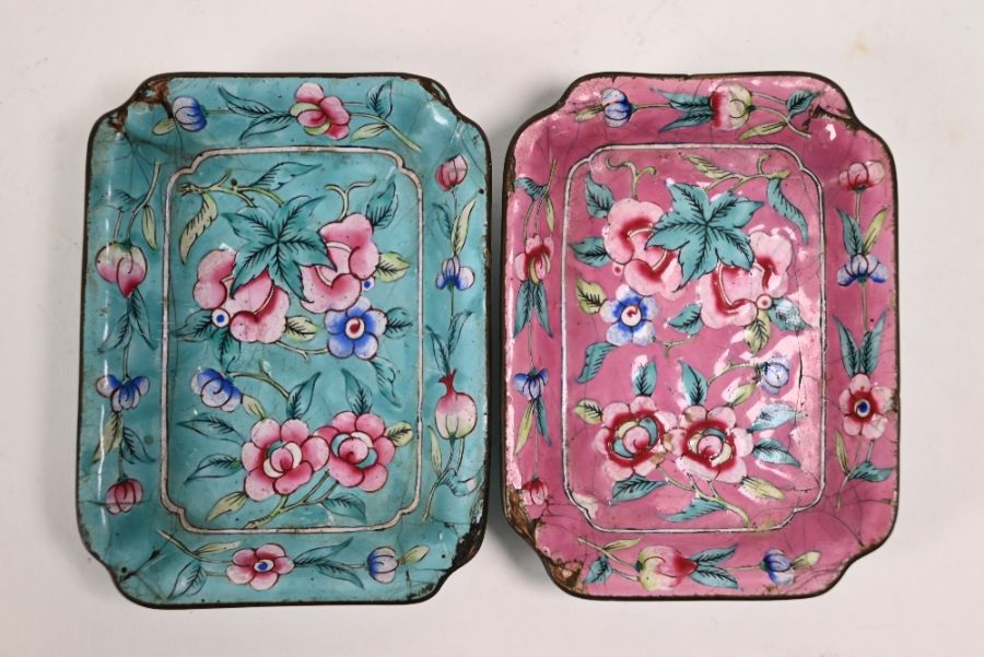 A group of five Chinese cloisonné and enamel items - Image 3 of 8