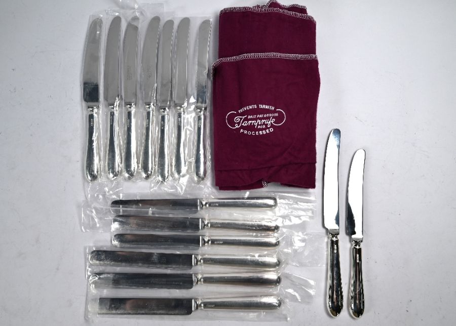 Silver-handled knives
