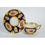 Worcester cabinet tea cup and saucer