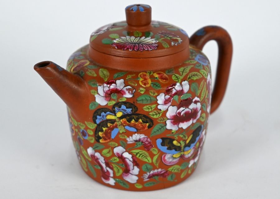 Three Chinese Yixing teapots - Image 11 of 15