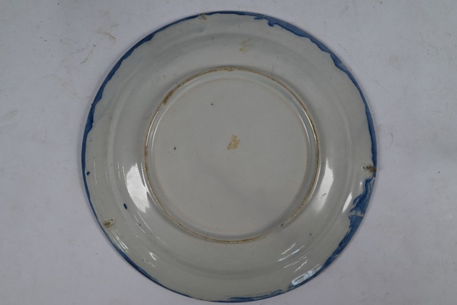 A Delft blue and white plate - Image 4 of 4