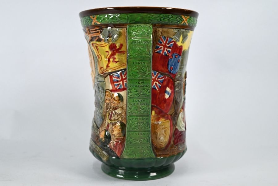 A Royal Doulton large 1937 Coronation two-handled loving cup - Image 4 of 5