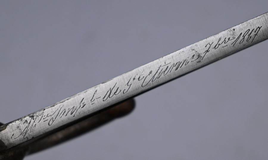 A 19th century French 1867 St Etienne bayonet - Image 3 of 3
