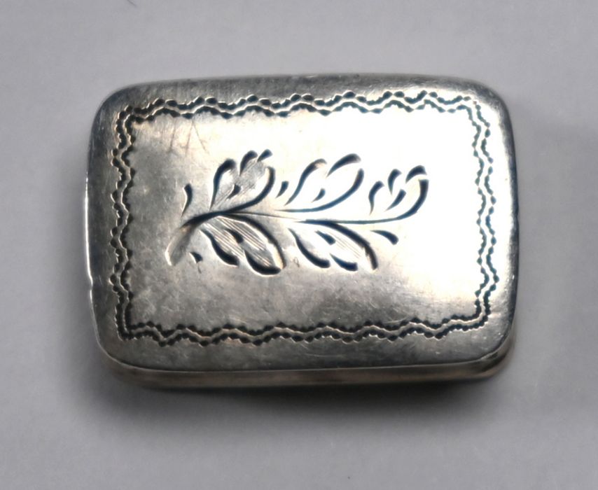 Silver vinaigrette - Nathaniel Mills, London 1850 - Image 3 of 5