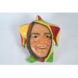 A Royal Doulton 'Jester' wall-mask