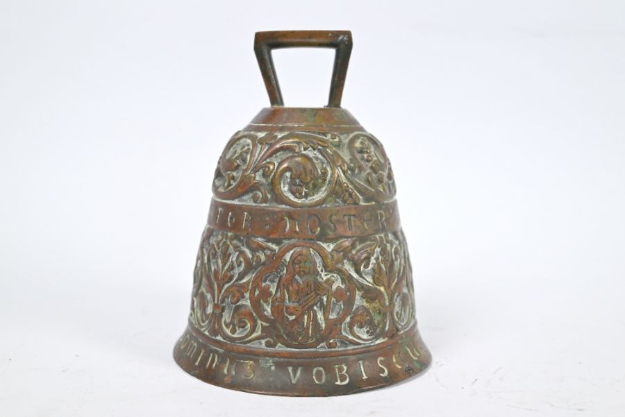 A brass Mass bell of traditional form - Image 2 of 3