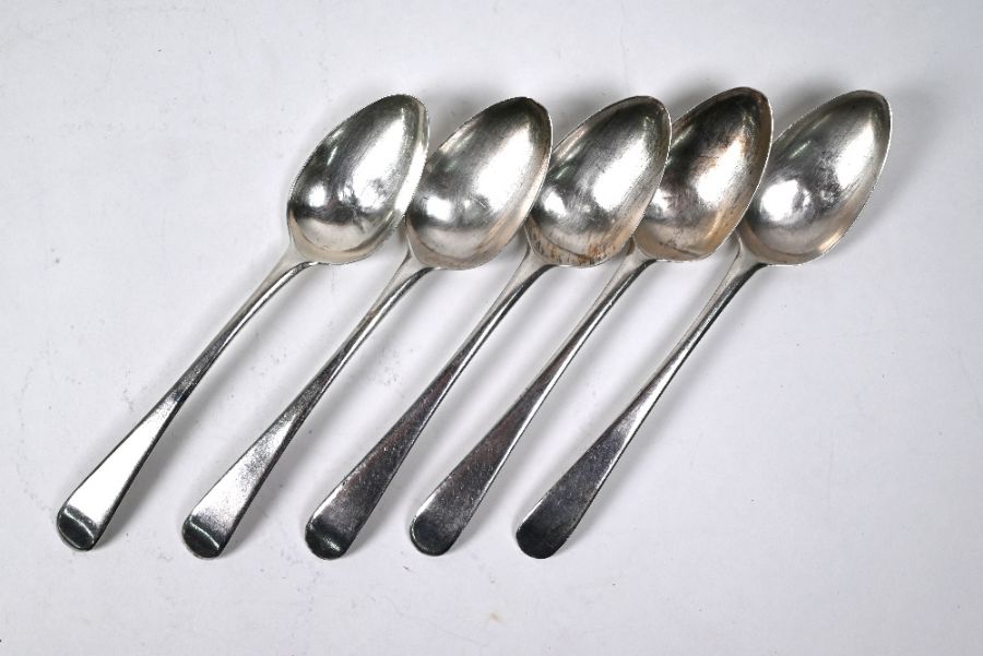 Hester Bateman silver dessert spoons