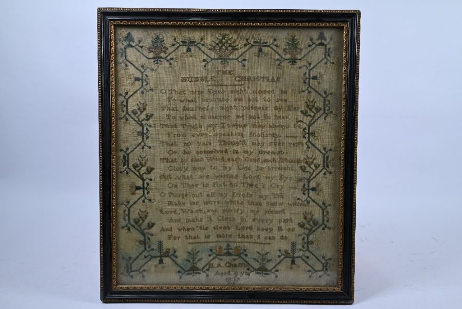 An early Victorian needlework sampler - Image 5 of 5