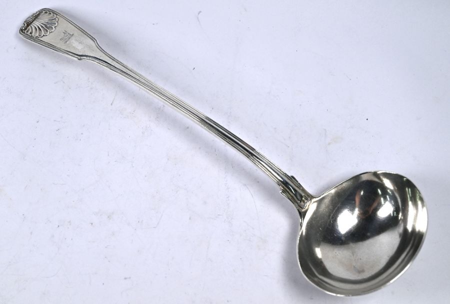 George IV silver soup ladle - Image 3 of 6