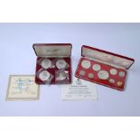 A cased Commonwealth of the Bahama Islands 1973 proof coin set