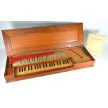 Contemporary clavichord (Naples, 1977)