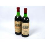 Two bottles of 1978 Chateau Peymouton St Emilion (Bordeaux)